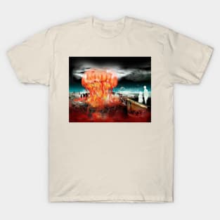 Atomic Jazz jellyfish bomb urban renewal surrealism T-Shirt